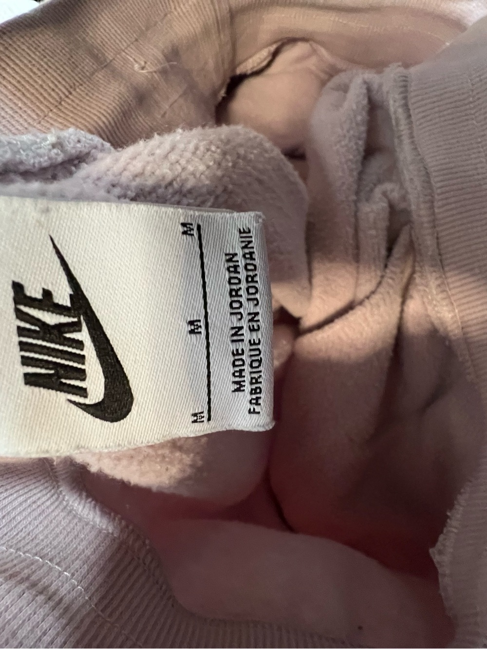 Nike Women's Light Pink Fleece Hoodie and Joggers Set - Picture 5 of 6